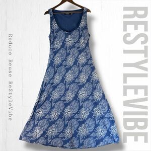 LAUREN RALPH LAUREN Women’s Size 16 Dress Midi Length Floral Lined Tank Stretch